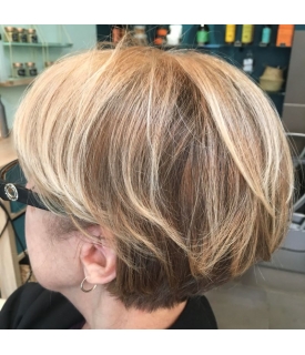 Coloration végétale Blond nuancé de Brigitte - résultat