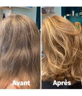 Coloration végétale henne blond - Résultat